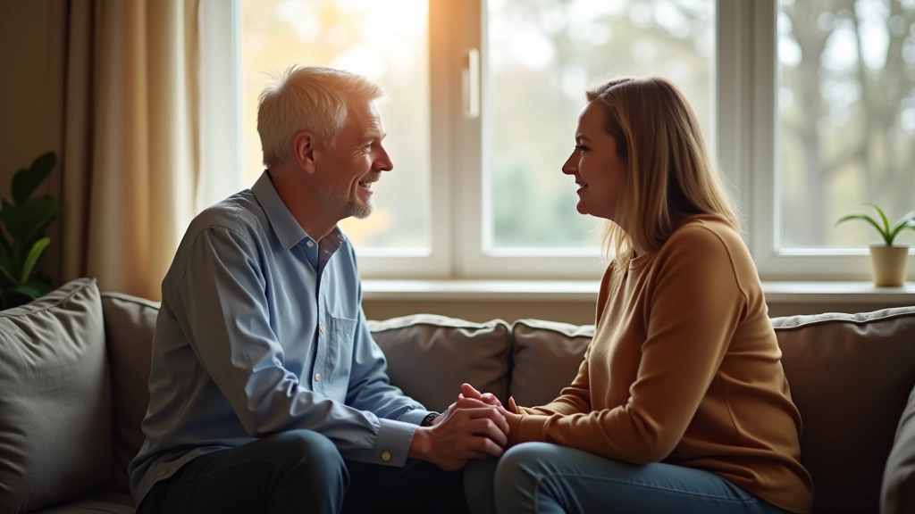 Pár vedoucí konstruktivní rozhovor