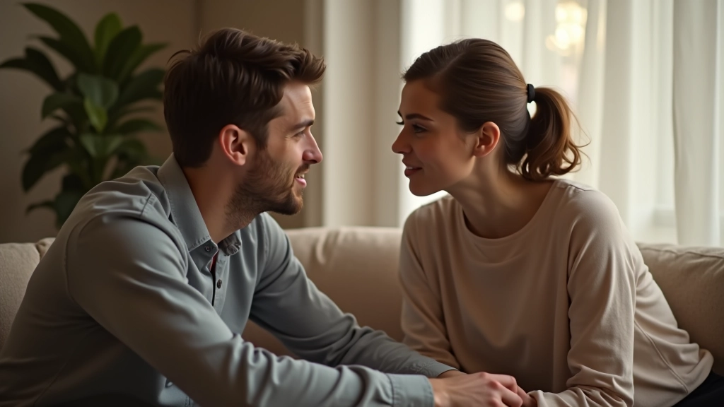 Dva lidé si mluvají, jeden vypadá distancovaně a neposlouchá