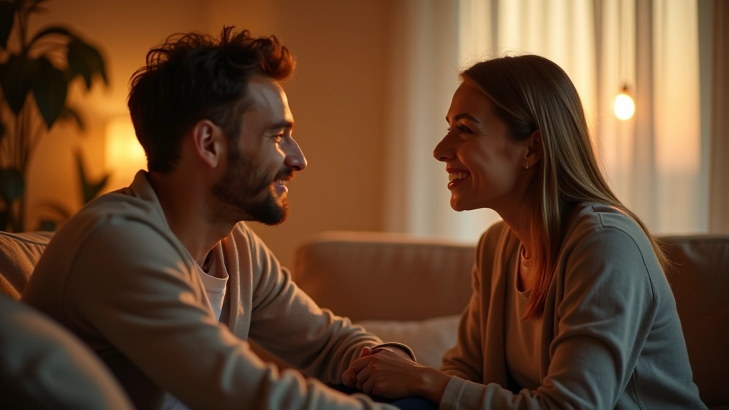 Dva lidé vedou hluboký rozhovor